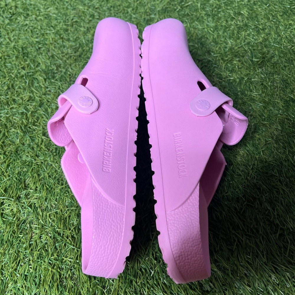 Birkenstock Boston EVA Clogs Pink Waterproof Slip On Sandals Womens 40 L9 M7 - Picture 7 of 7